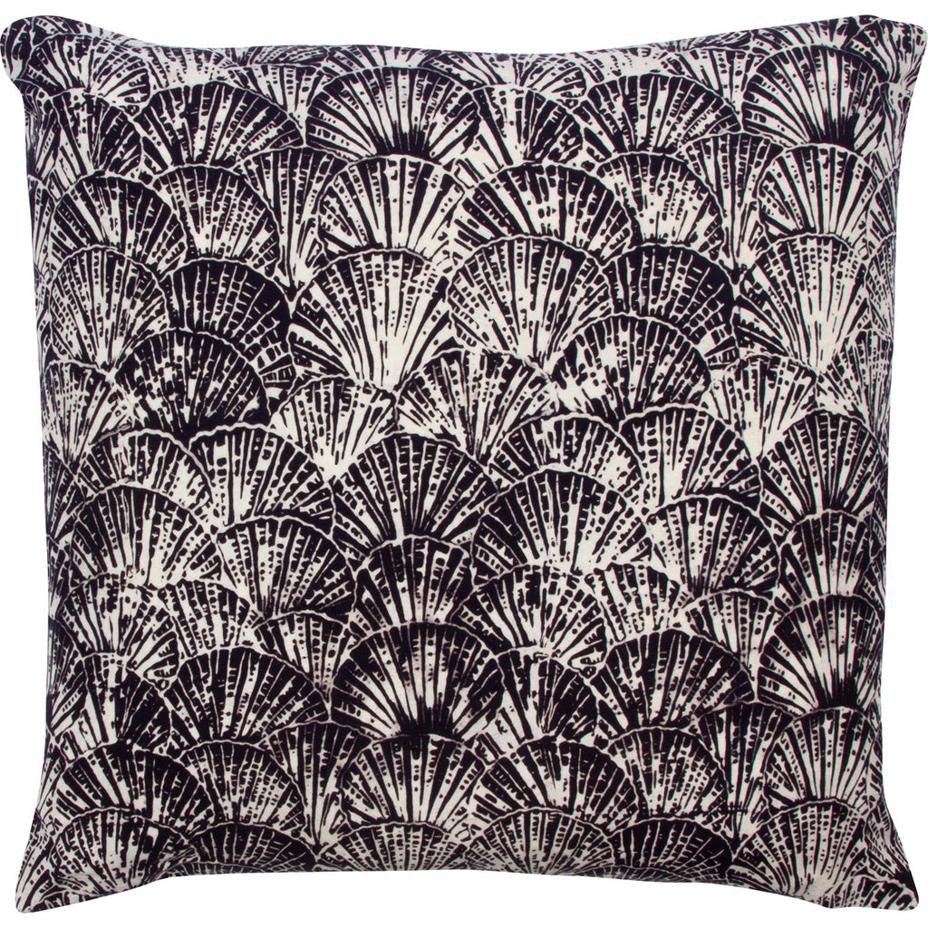 Pekalongan Throw Pillow - Fan Shells
