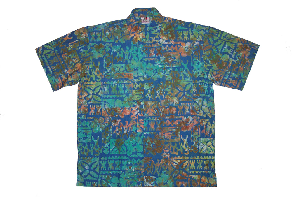 Cabana Shirt - Tahiti Grafitti